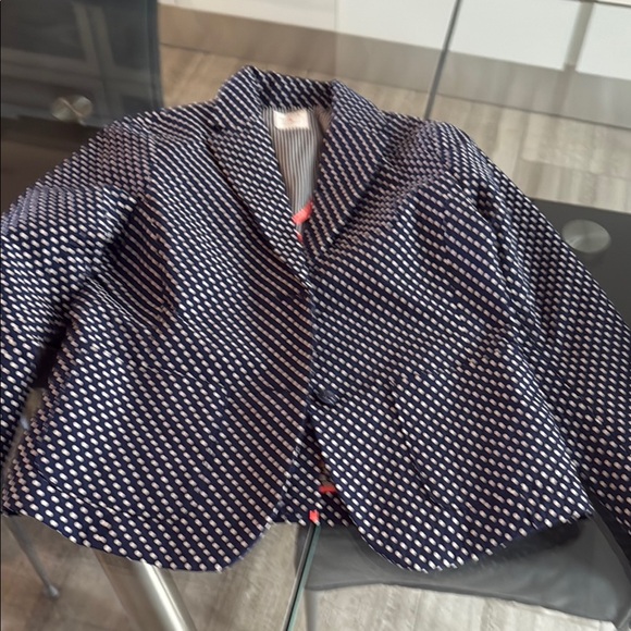 GAP Blue and White Polka Dot Blazer. never worn - Picture 1 of 4